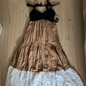 Express color block, maxi dress